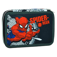 Spiderman Wall filled pencil case 2 layers