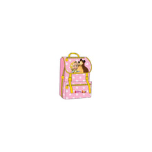 Deluxe Masha and Bear Pink Extendable School Backpack Cm. 30x28x13