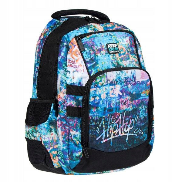 Graffiti Backpack 3 zip 45cm