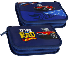 Pencil Case With Equipment 1 Zipper 2 Flap Hot Wheels