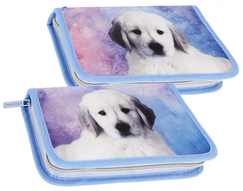 Pencil case 1 zip 2 flip-flops without equipment Doggy STARPAK