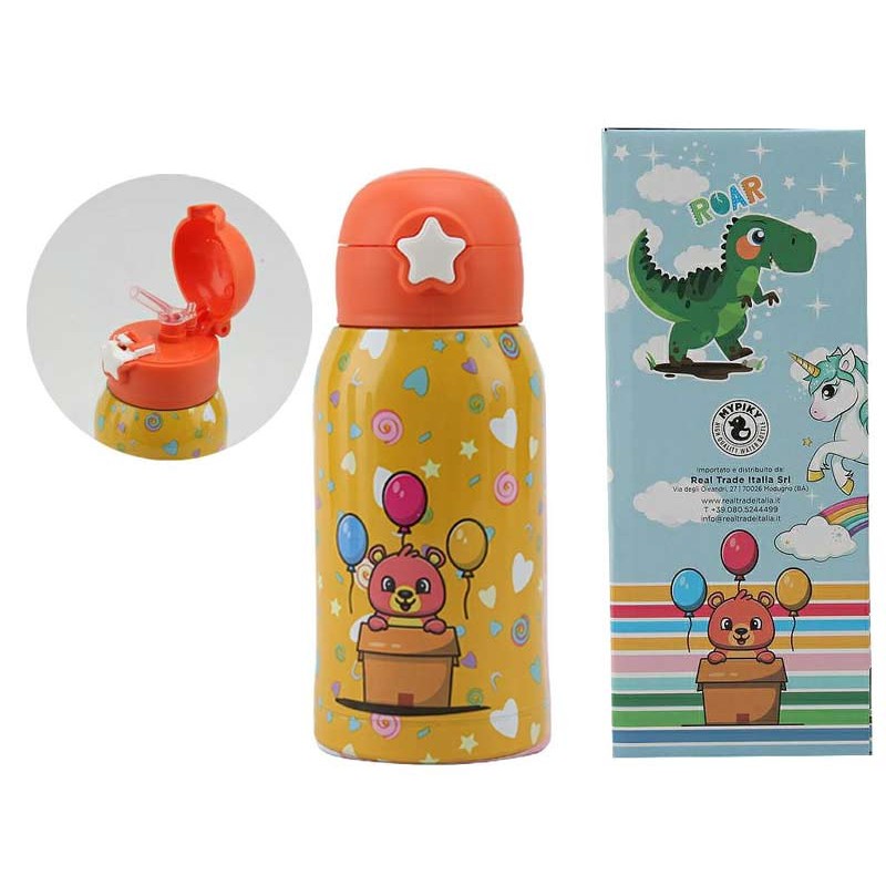 Happy Baby Teddy Thermal Bottle 500ml