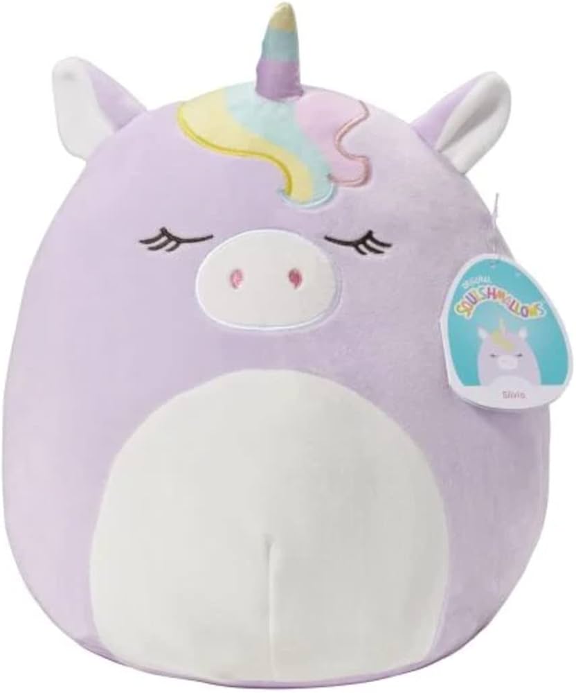 Squishmallows Silvia The Purple Unicorn 8 Inch Plush