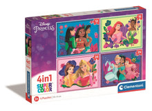 Clementoni Disney Princess 4 In 1 Puzzle
