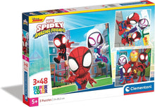 Spidey And Friends Puzzle 3 X 48 Pieces