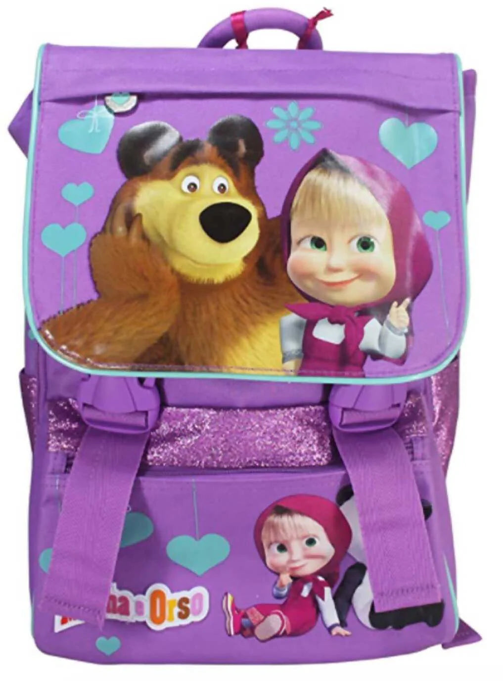 Masha & the Bear 3 Zip Backpack