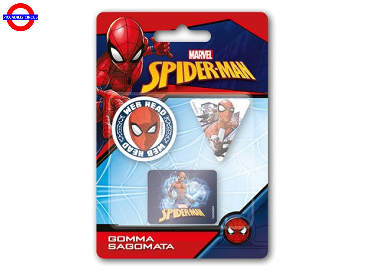 Eraser Set 3pcs Marvel Spiderman
