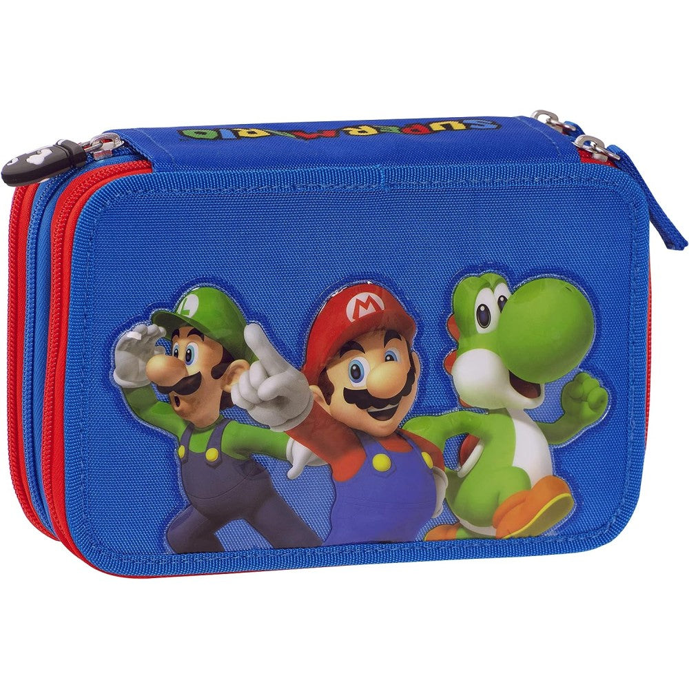 Supermario Pencil Case 3 Zip
