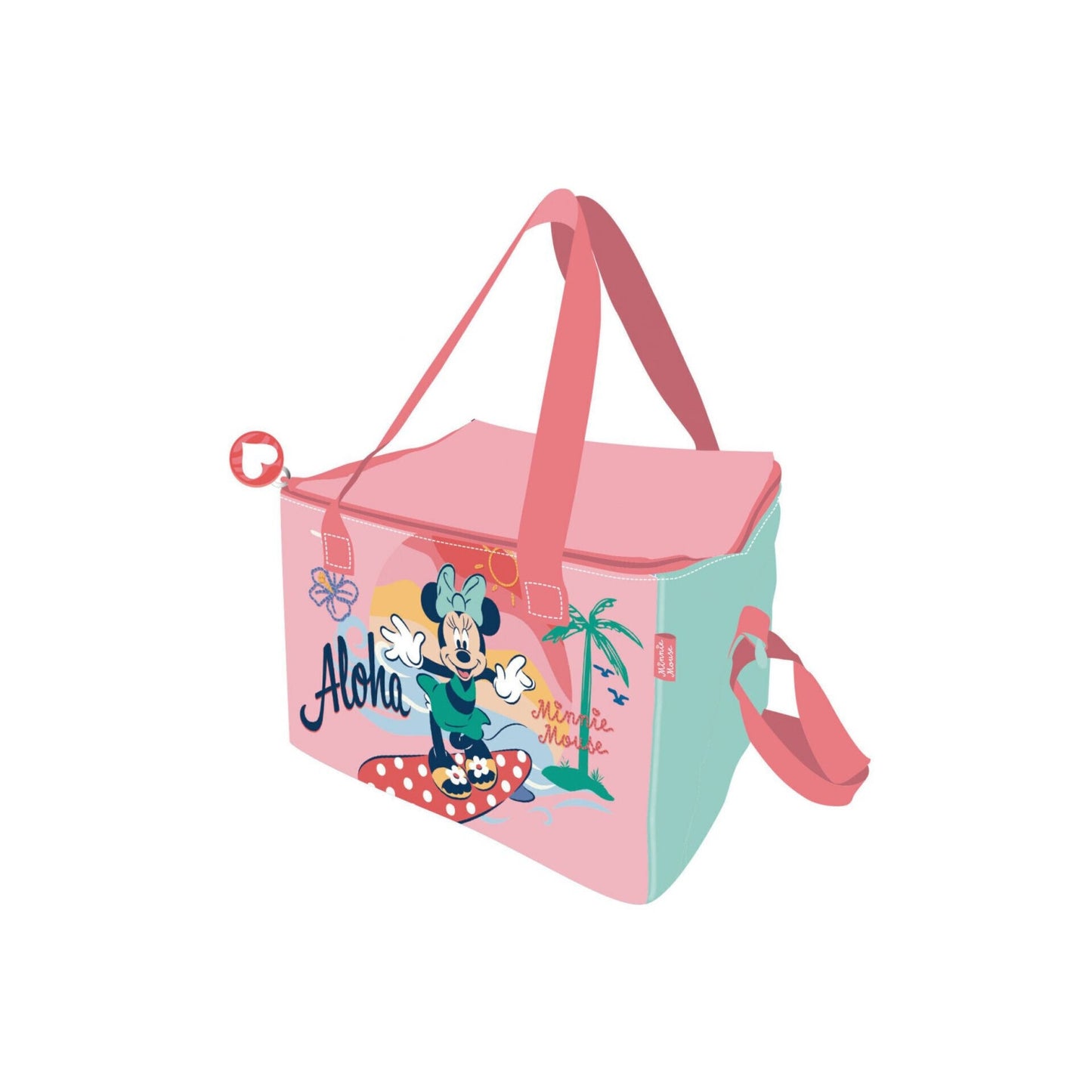 Minnie Aloha Thermal Lunch Bag, Cooler Bag 22.5 Cm