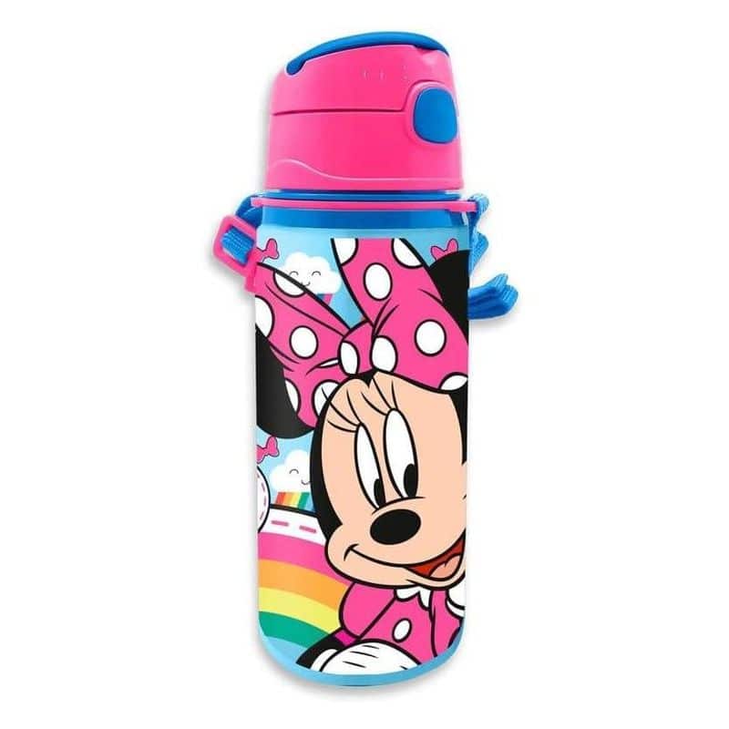 Disney Minnie Aluminium Bottle with Strap 600ml