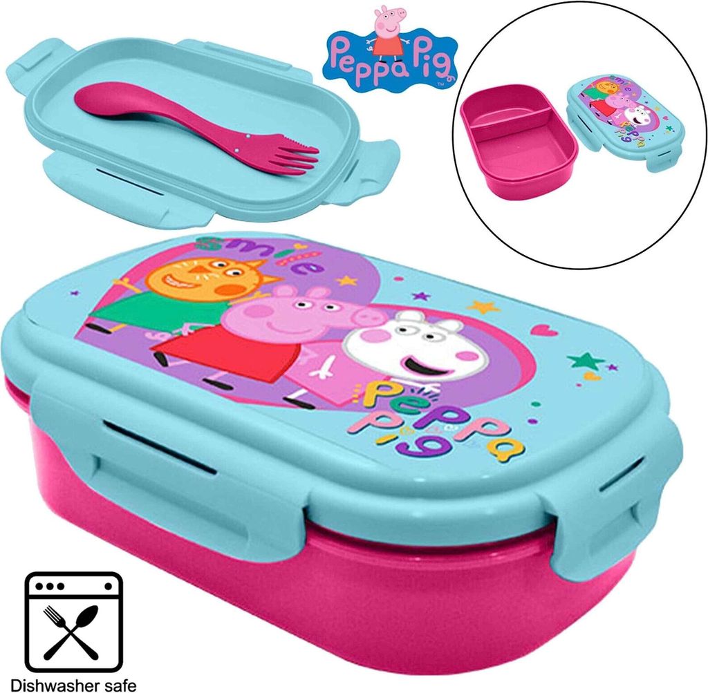 Rectangular Lunch Box With Cutlery
