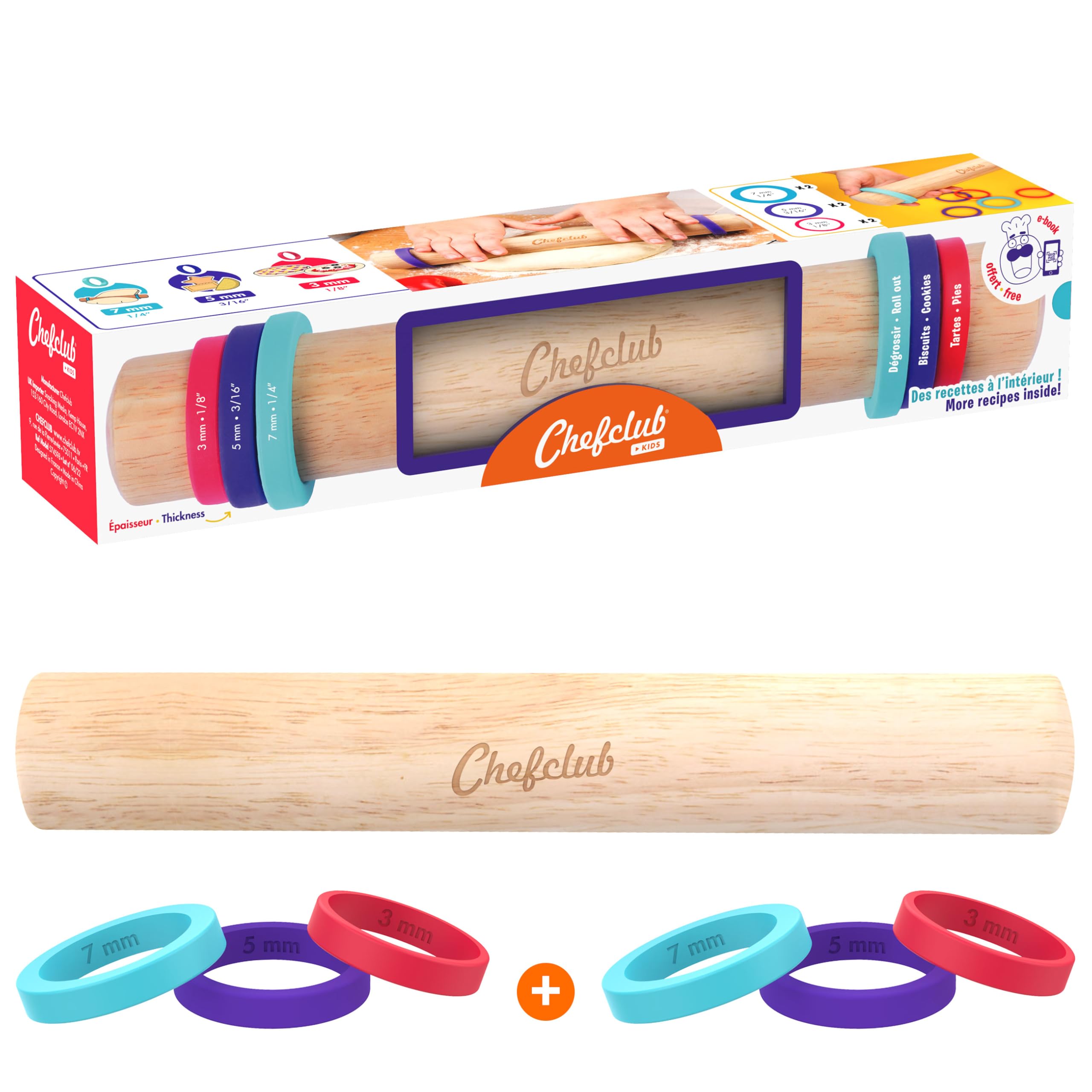 Chefclub Rolling Pin – Popit Kingdom