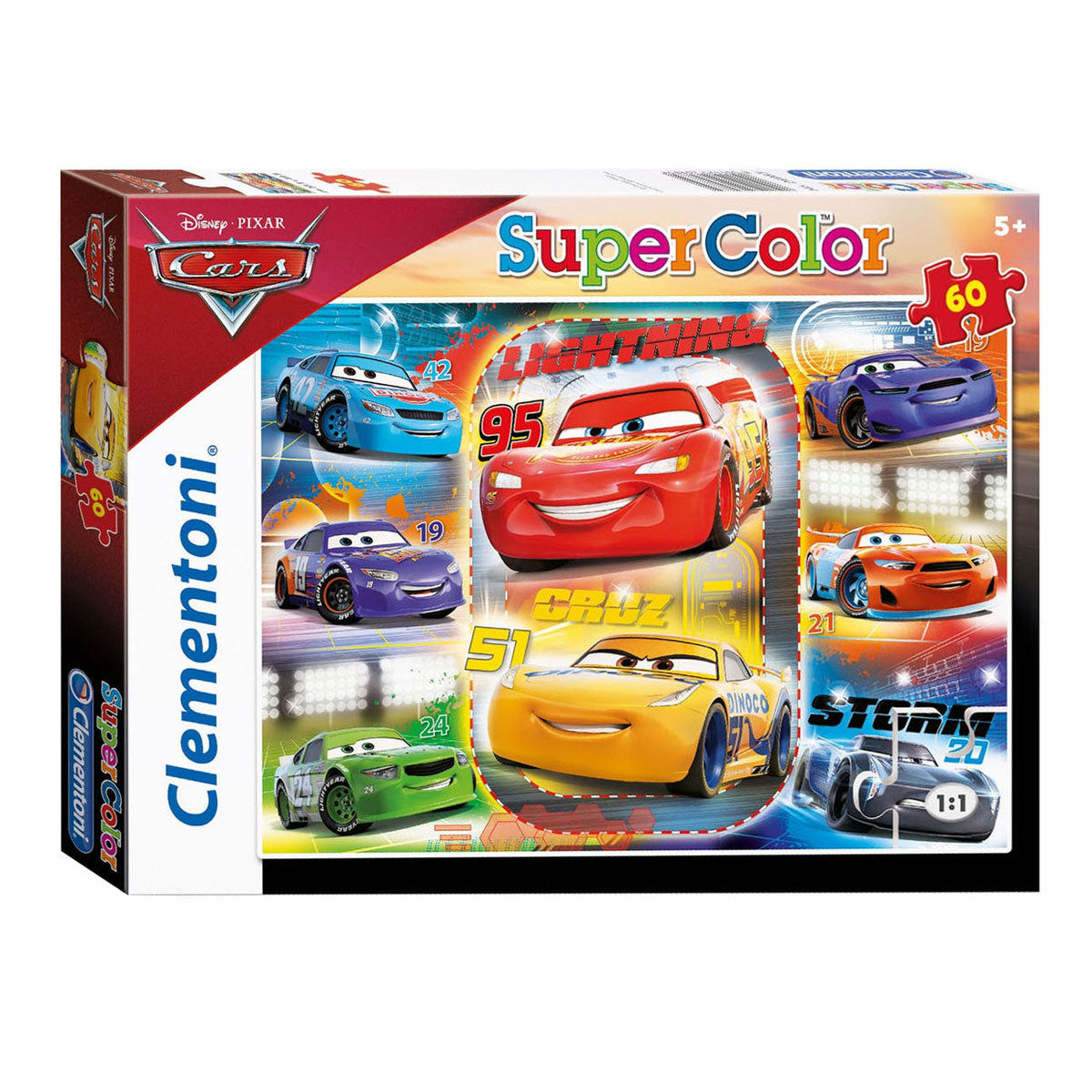 Clementoni Disney Cars Supercolor Puzzle 60 pcs 15x20cm
