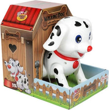 Dog Barking And Walking With Light And Sound