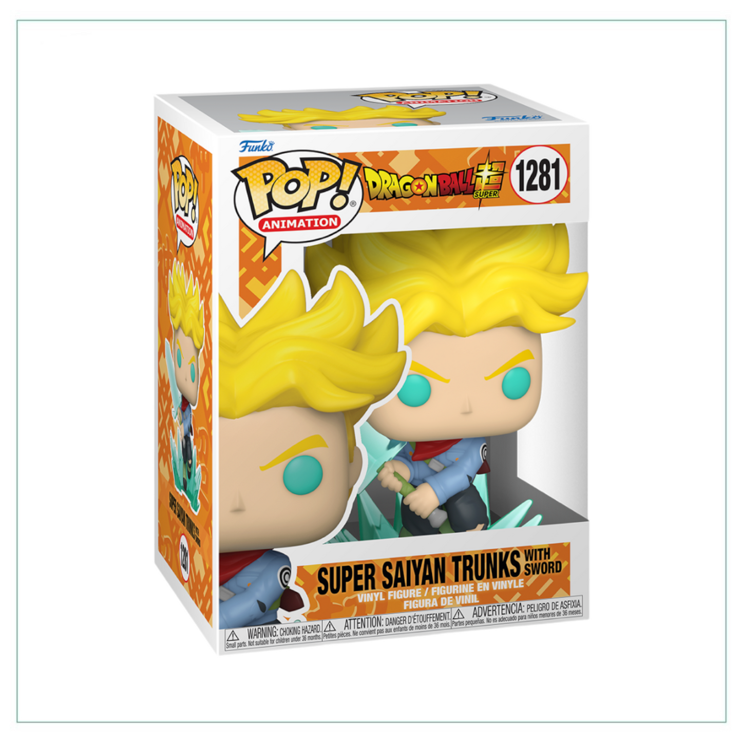 FUNKO POP 1281 DragonBall - Super Saiyan Trunks WIth Sword