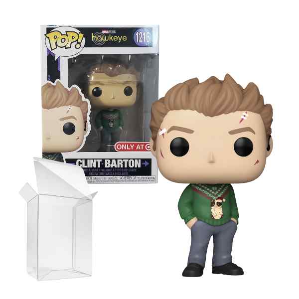 Funko POP! Marvel Hawkeye Clint in Christmas Sweater