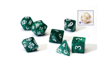 Pearl Green Poly Dice Set