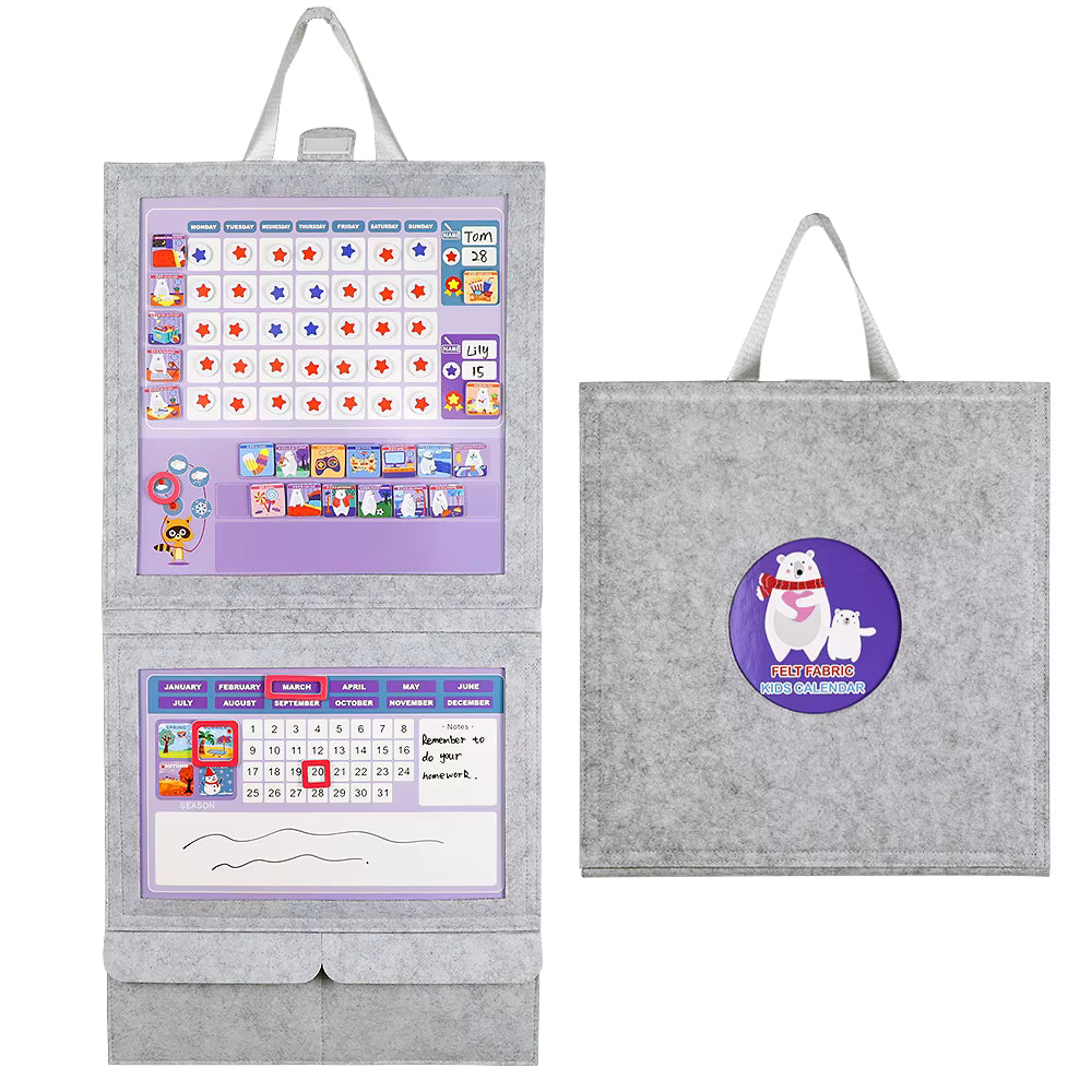 Felt Kids Behaviour Chart