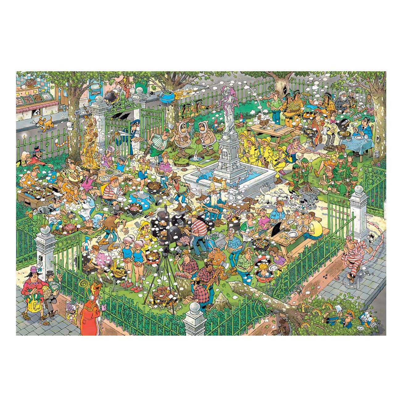 Jan van Haastaren BBQ Party 1000pcs Puzzle