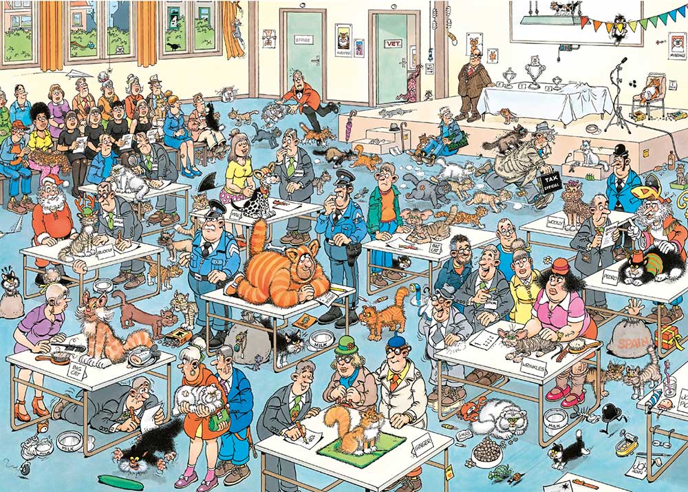 Jan van Haasteren The Cat Show 2000 Pieces