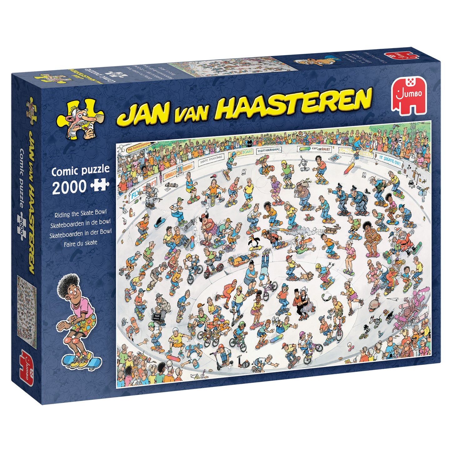 Jan van Haasteren Riding the Skatebowl 2000pcs Puzzle