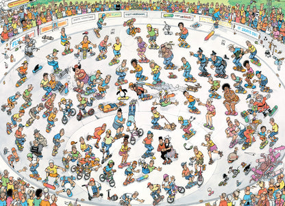 Jan van Haasteren Riding the Skatebowl 2000pcs Puzzle