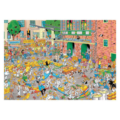 Jan van Haastaren The Cheese Market & Sailboat Race 1000pcs 2x1  Puzzle
