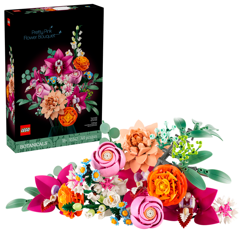 LEGO 10342 Pretty Pink Flower Bouquet