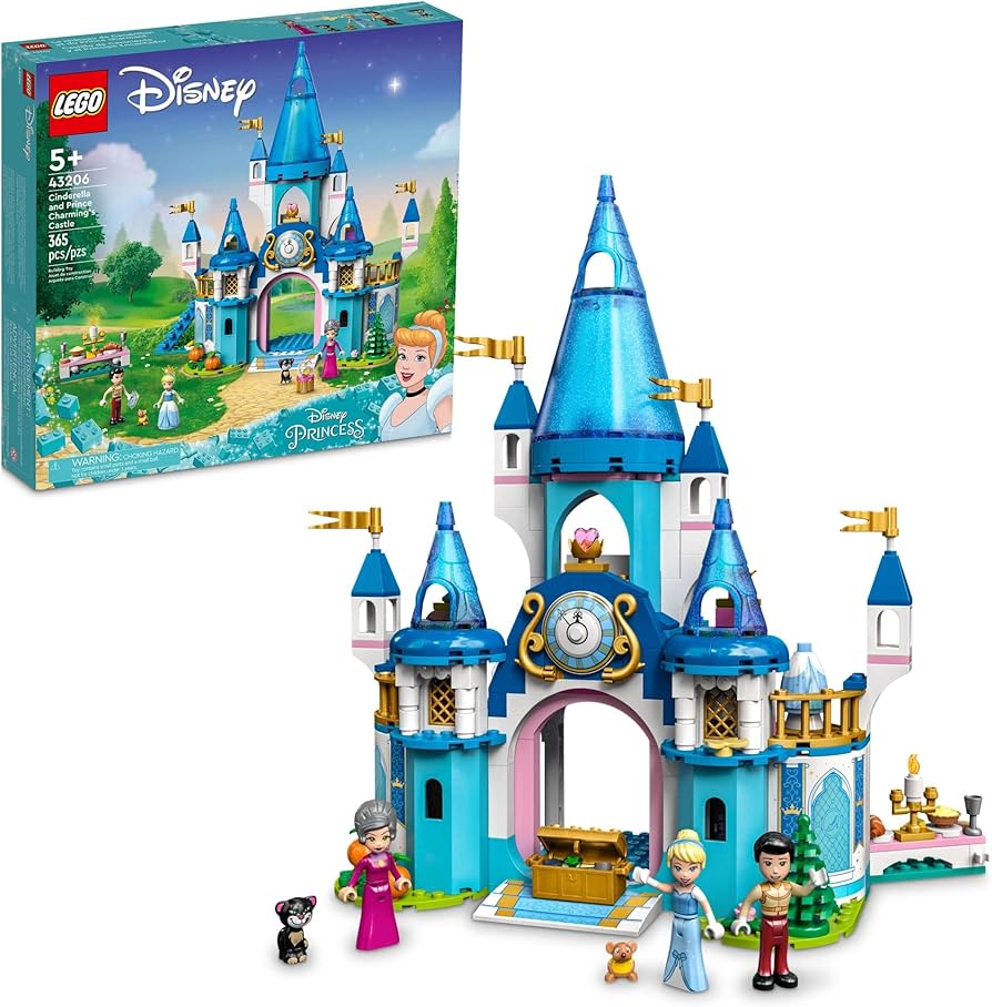 LEGO Disney 43206 Cinderella and Prince Charmings Castle