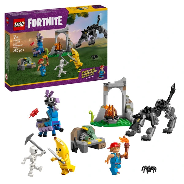 LEGO FORTNITE 77075 Peely and Sparkplug's Camp