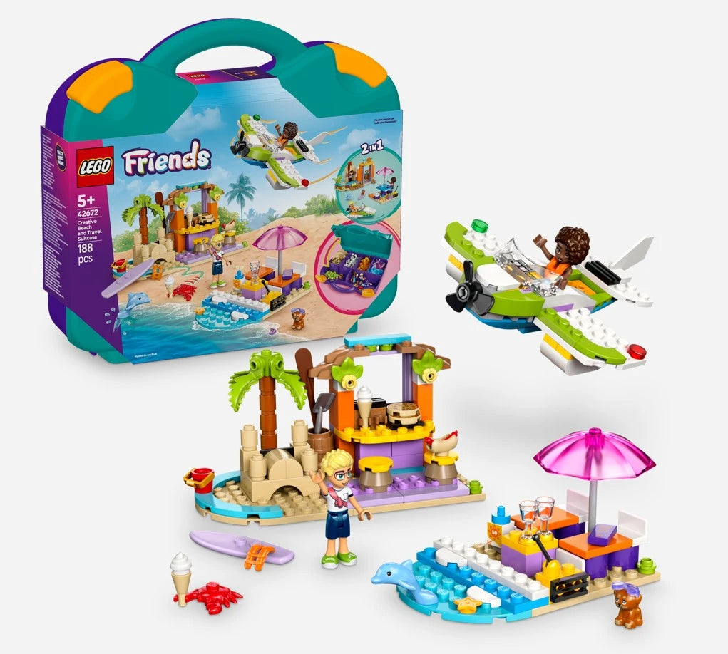 LEGO Friends 42672 Creative Beach and Travel Suitcase