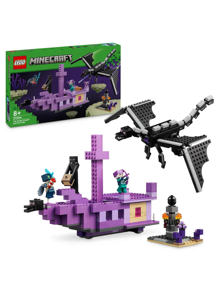 LEGO Minecraft 21264 The Ender Dragon and End Ship