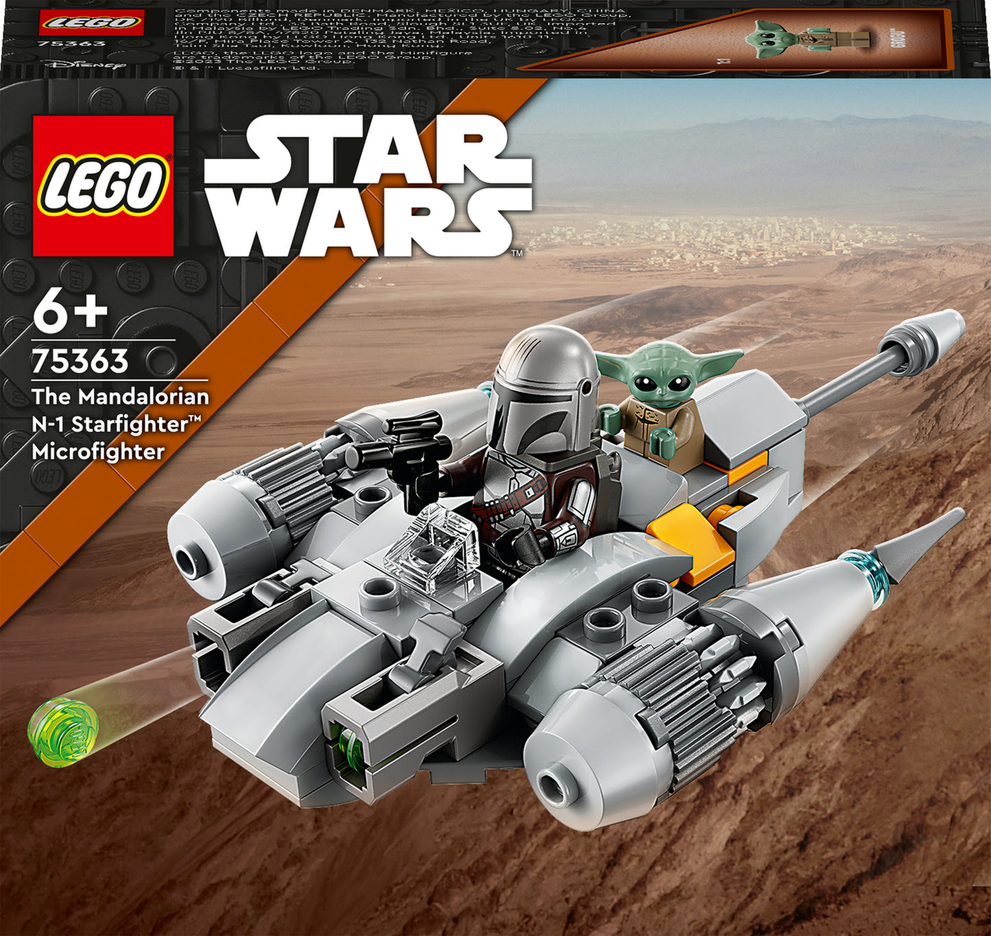 LEGO Star Wars 75410 Mando and Grogus N-1 Starfighter
