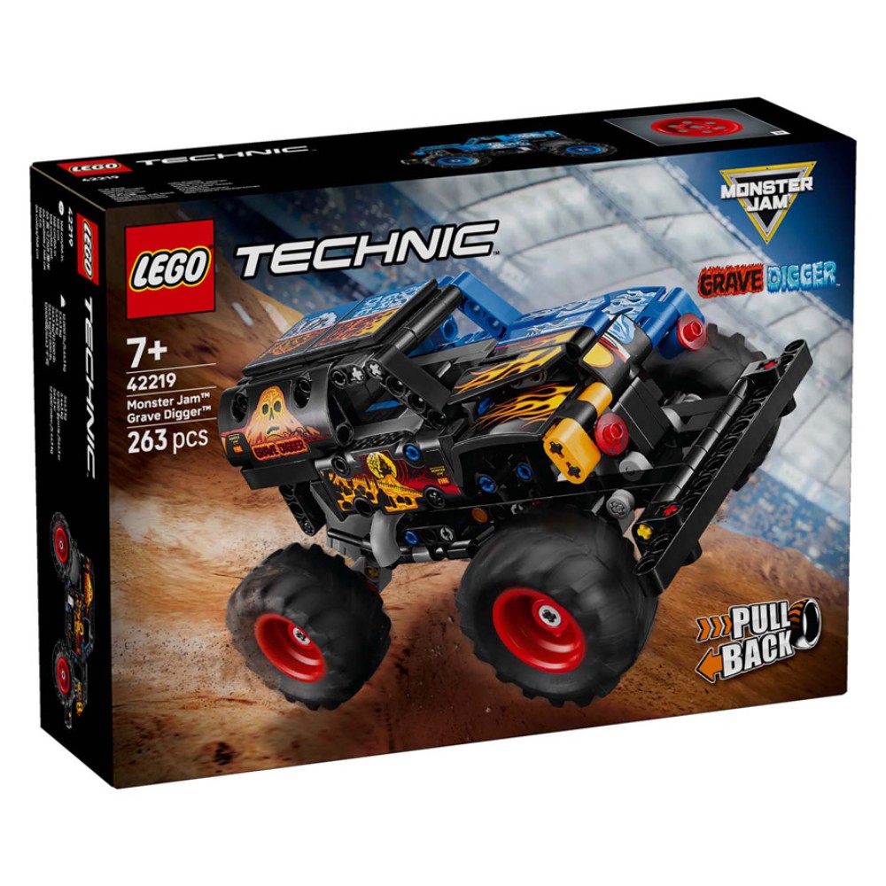 Lego 42219 Technic Monster Jam Grave Digger Fire And Ice