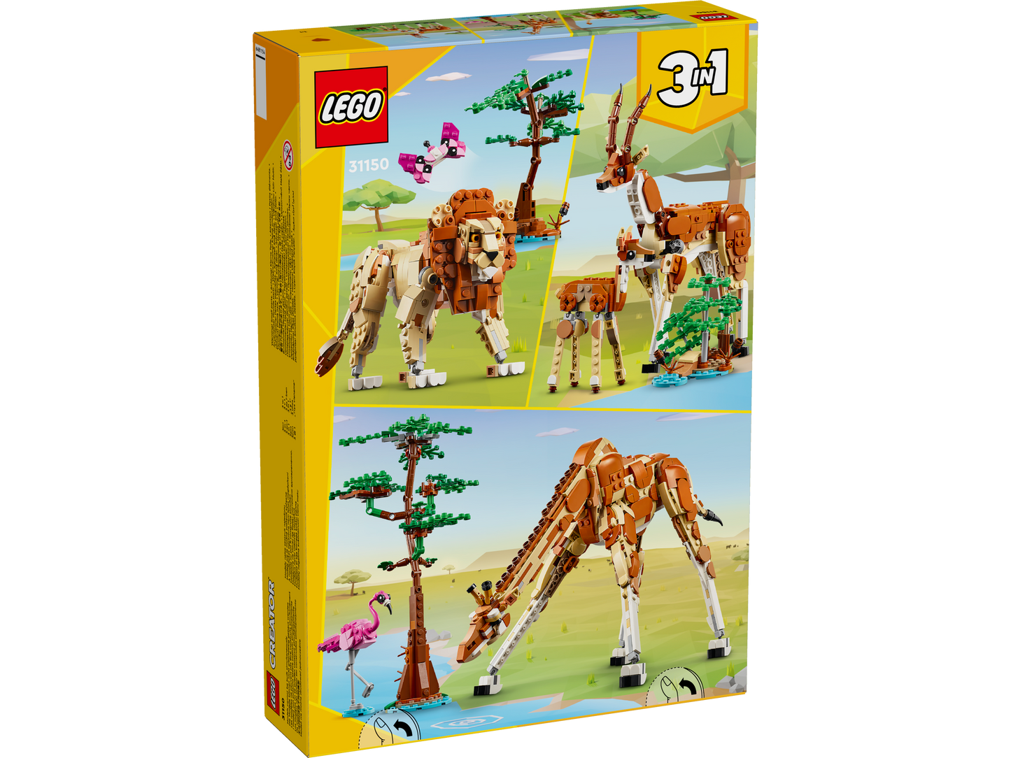 LEGO Creator 31150 Wild Safari Animals