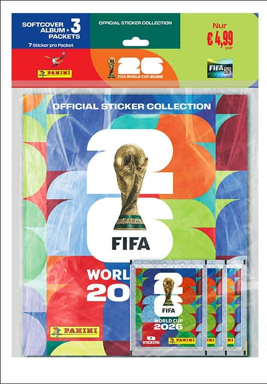 Panini FIFA World Cup 2026 Sticker Starter Set (Soft Cover Album)