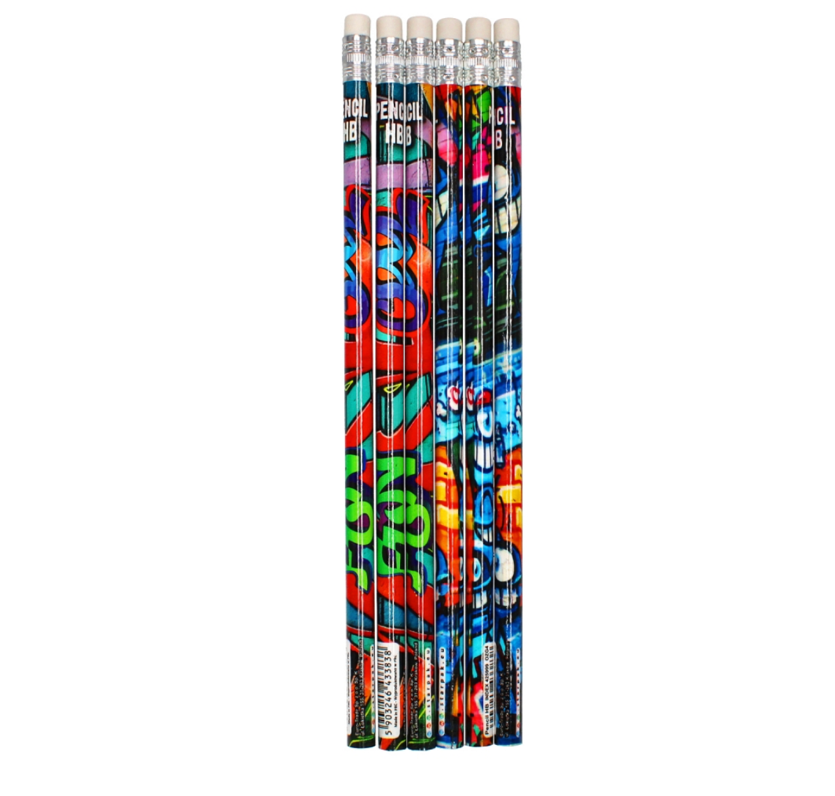 Pencil with eraser