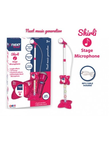Shirley MP3 Stage Microphone Pink