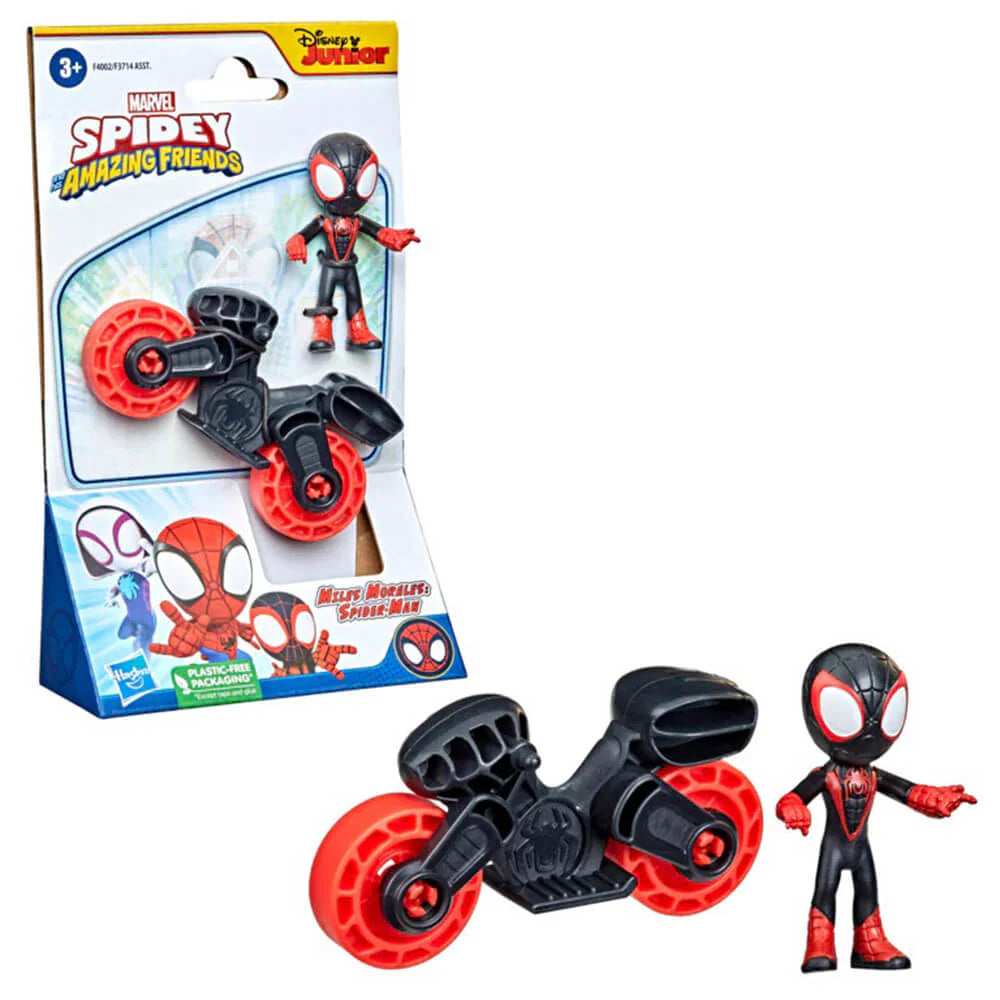 Miles Morales Figure & Motorcycle