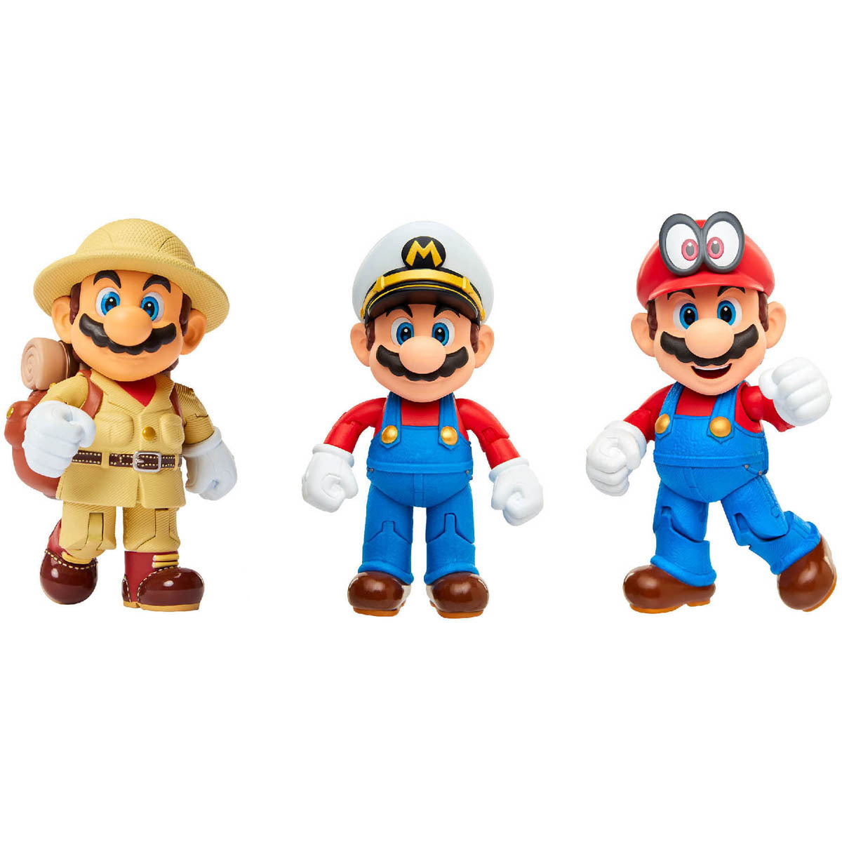 Super Mario Odyssey 3 Pack 10cm Figures