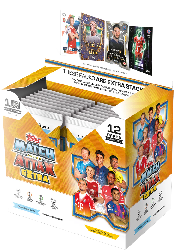 Topps Match Attax Extra UEFA Champions League 2025/26 Booster Box