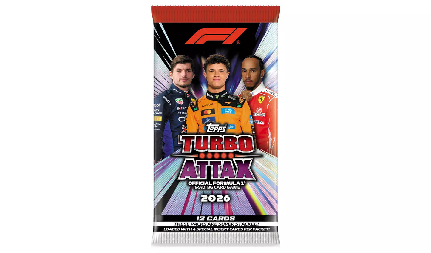 Topps Turbo Attax Formula 1 2026 Booster Pack