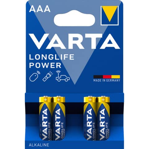 Varta AAA Batteries 4-Pack