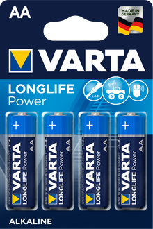 Varta AA Longlife Alkaline Batteries 4-Pack