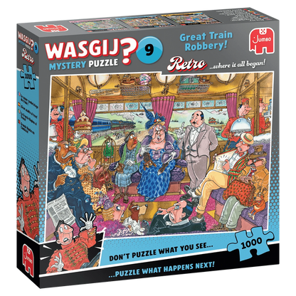 Wasgij Puzzle Retro The Great Train Robbery 1000 Pieces