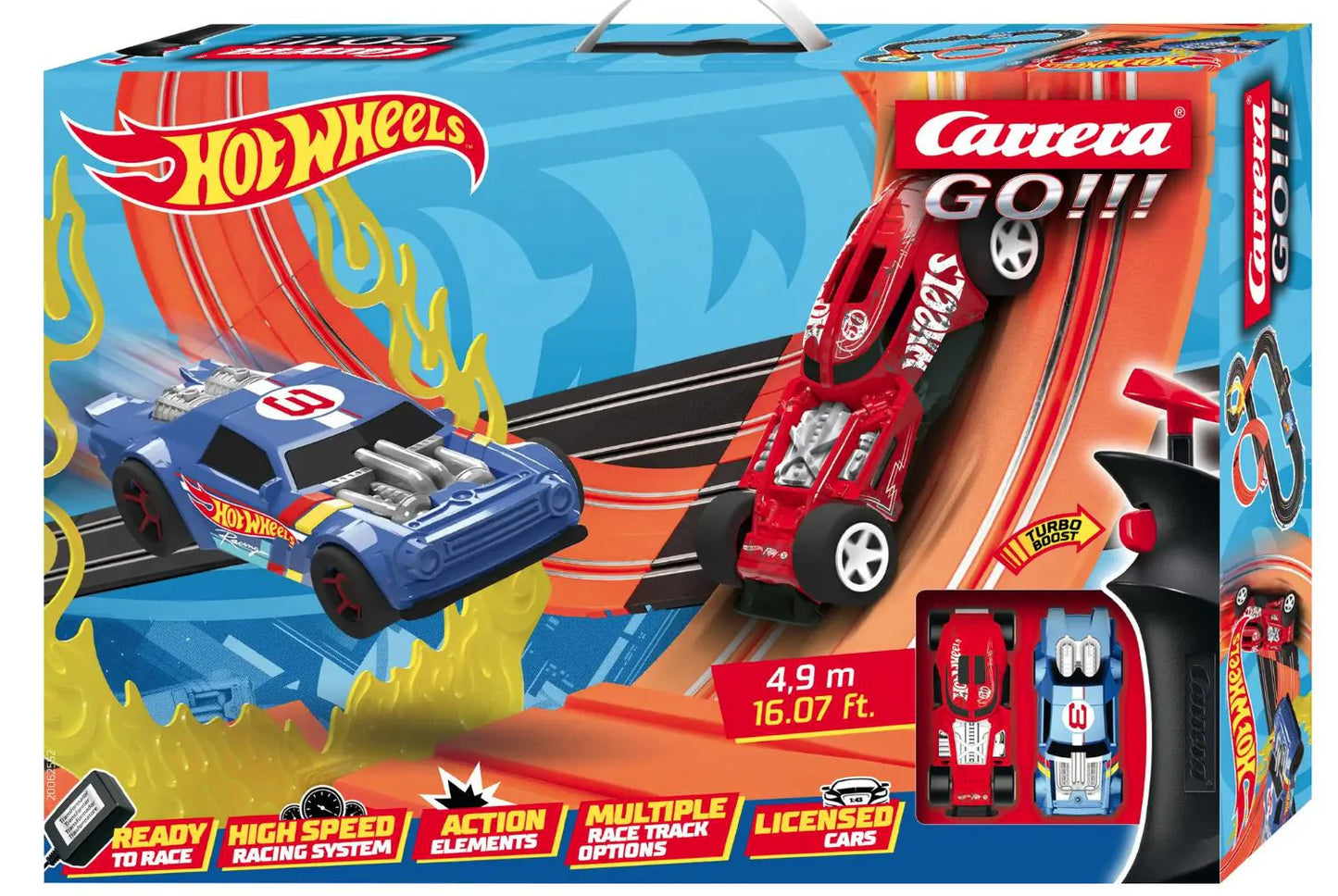 Carrera Go Hot Wheels 4,9