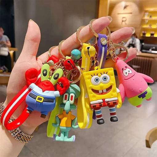 SPONGEBOB SQUAREPANTS KEYCHAINS | Popit Kingdom - Malta's Coolest Toy Shop